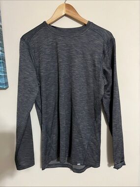 REI Men’s Long-Sleeve Crew Shirt - Charcoal Heather